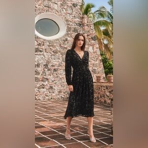 Johnny Was Wynnter Midi Dress, Size 4, NWT